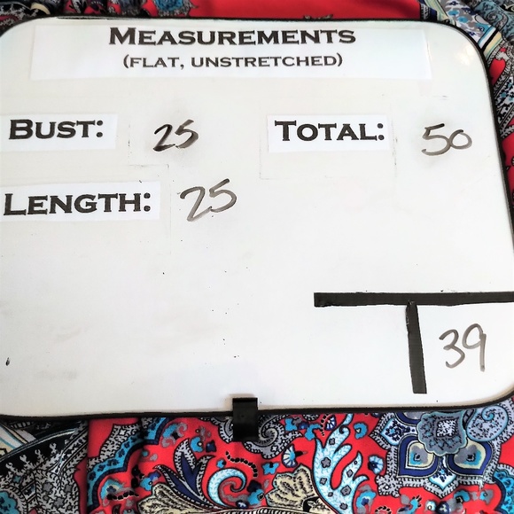 Roz & Ali Draped Front Top Like New 1X - Picture 4 of 4